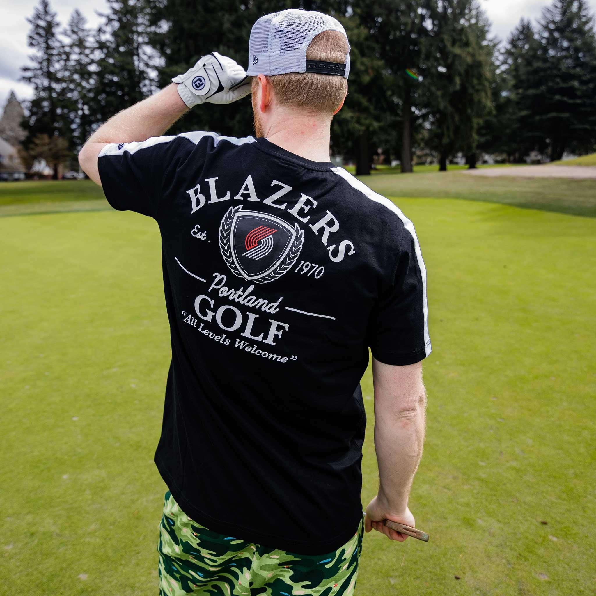 New Era Black Golf Club Tee - Image 4
