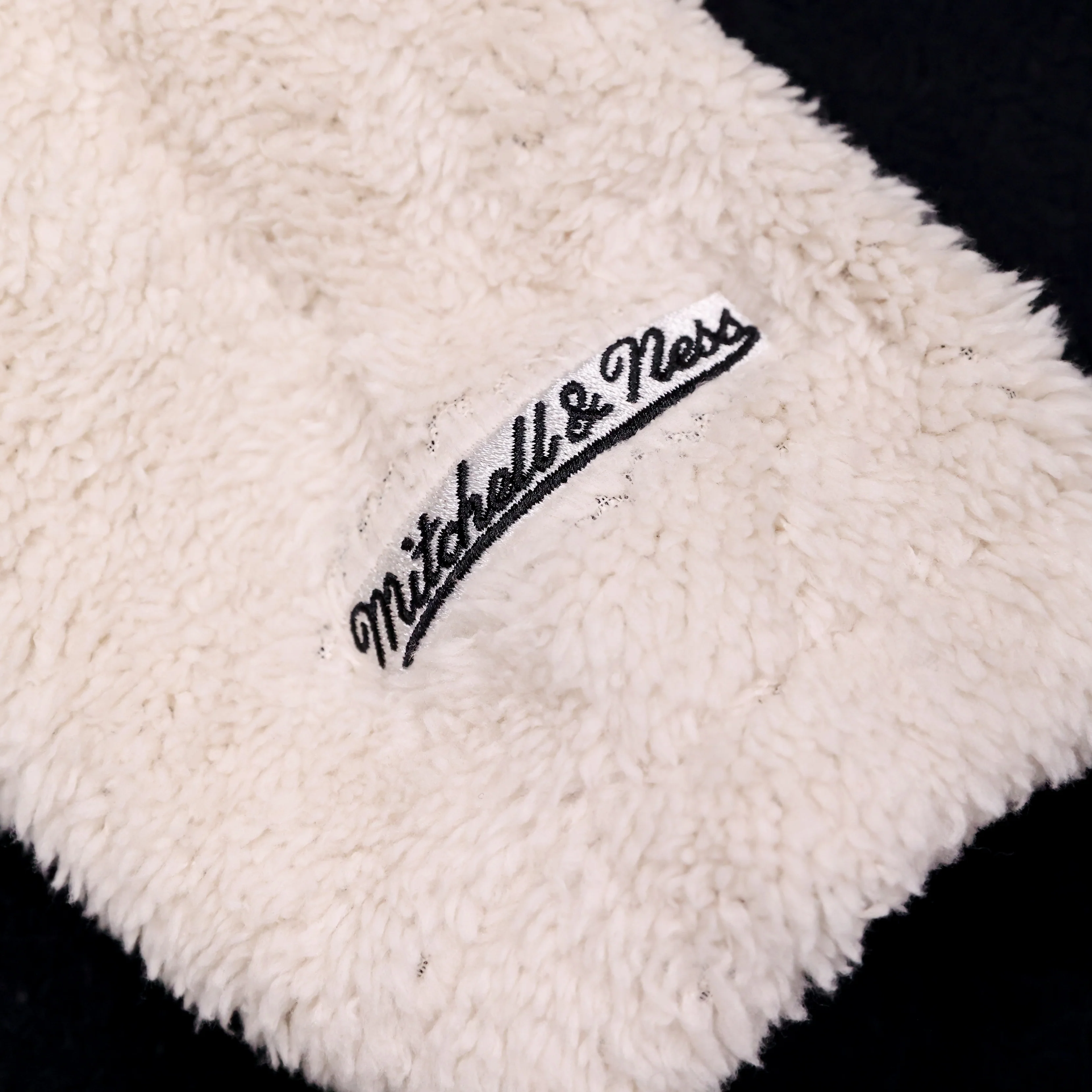 Mitchell & Ness Women's Cozyfield Fuzzy Half-Zip Pullover - Image 5